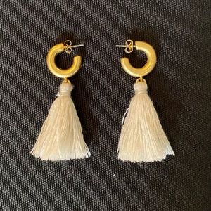 Madewell Lantern Tassel Earrings